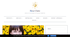 Desktop Screenshot of hexe-claire.de
